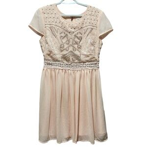 GUC Francesca’s size MEDIUM light pink dress
